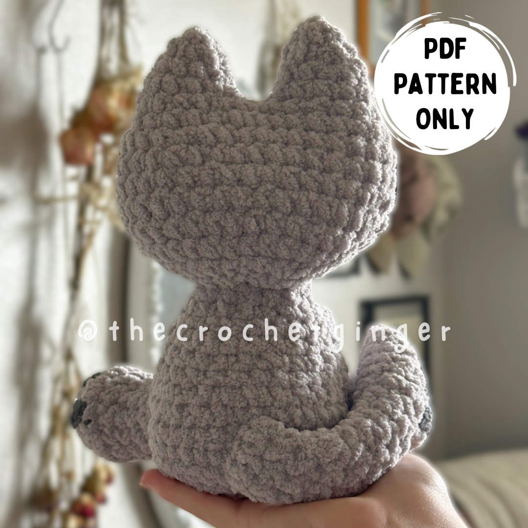 Crochet Kitty || Digital Crochet Pattern – TheCrochetGinger