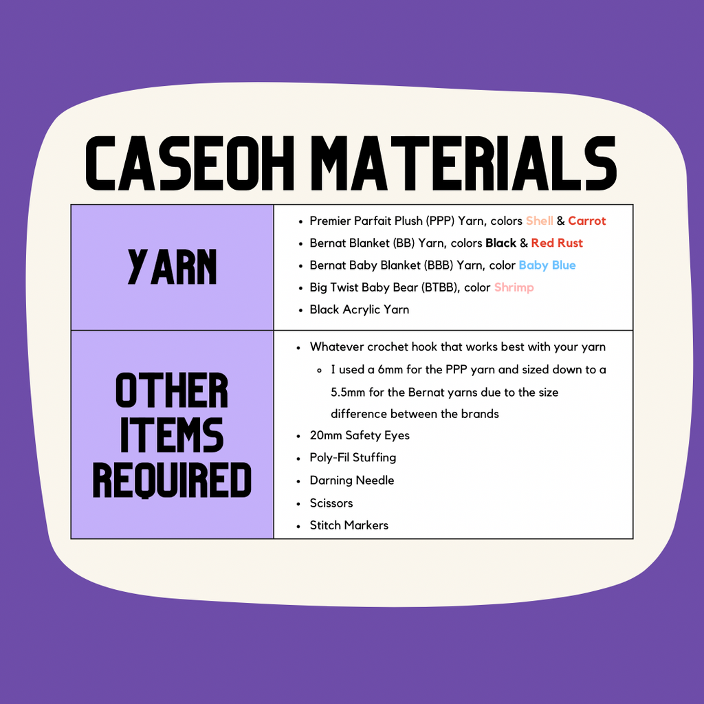 2 in 1 - Kitty & CaseOh || Digital Crochet Patterns