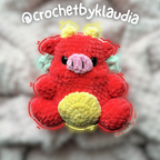 Ziggy The Piggy Dragon || Digital Crochet Pattern