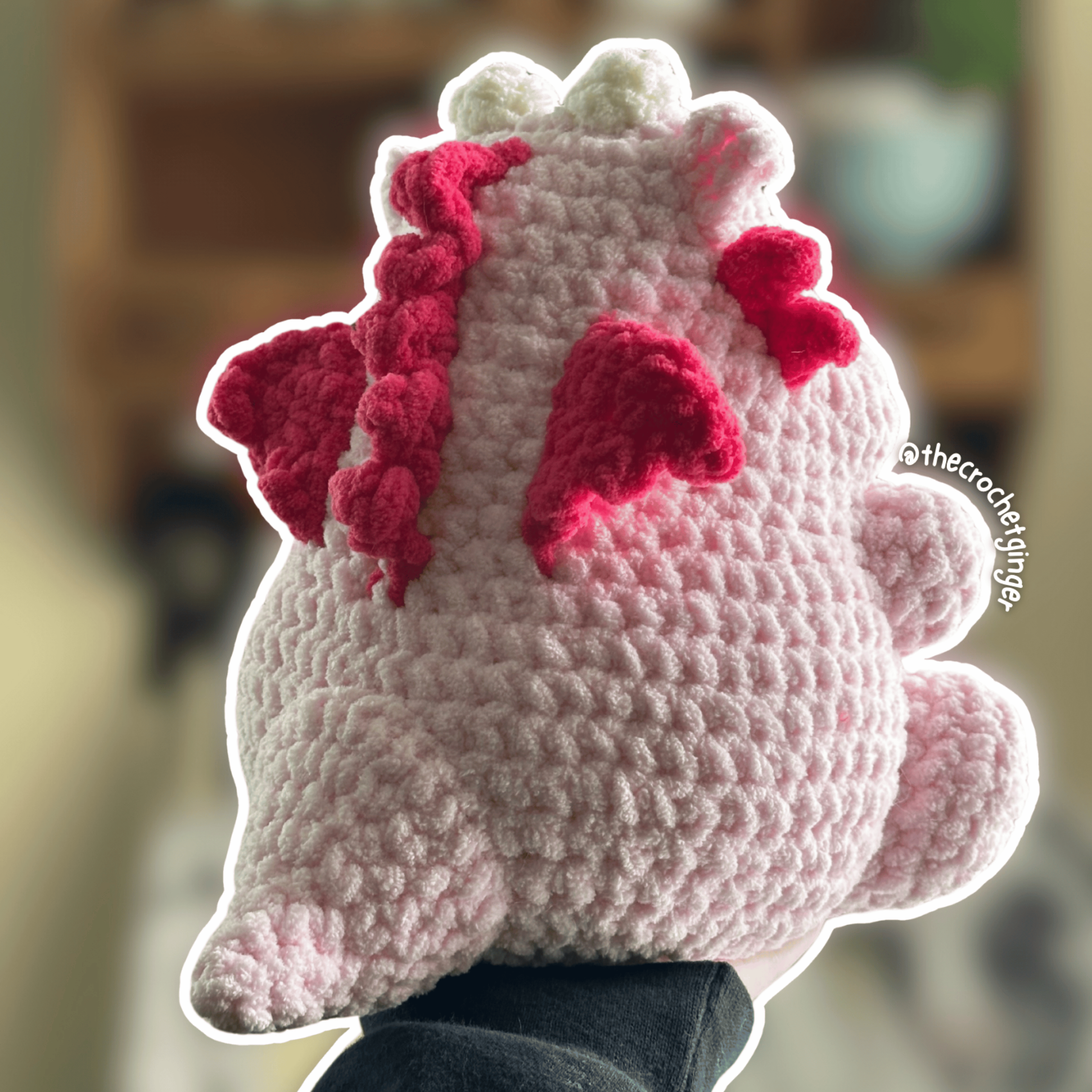 Ziggy The Piggy Dragon || Digital Crochet Pattern